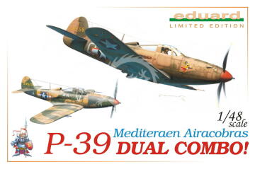  P-39 L/N MTO Mediteraen Airacobras Limited Edition - Dual Combo Eduard 1128 skala 1/48