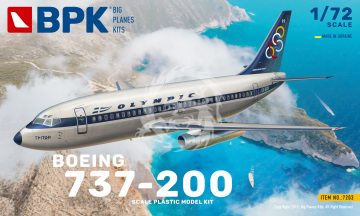 Boeing 737-200 Olympic BPK Big Plane Kits 7203 skala 1/72