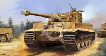NA ZAMÓWIENIE - Pz.Kpfw.VI Ausf.E Sd.Kfz.181 Tiger I (Late Production) Trumpeter 00945 skala 1/16 