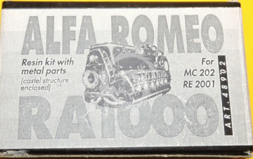 Alfa Romeo RA1000 for Mc 202 / Re 2001 Tauro Model 48902 skala 1/48