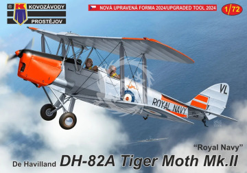DH-82A Tiger Moth Mk.II “Royal Navy” kovozavody prostejov KPM0443 skala 1/72