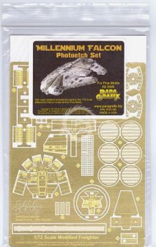 PGX180 Fine Molds Millennium Falcon Photoetch Set (1/72) Paragrafix
