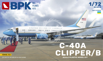 Boeing C-40A Clipper/B BPK 7224 skala 1/72
