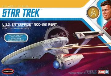 USS Enterprise NCC-1701 Refit - Star Trek The Wrath of Khan - Polar Lights POL974M/12 1/1000