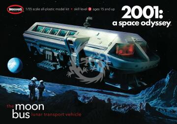 The Moon Bus Lunar transport vehicle - 2001 a space odyssey Moebius 2001-1 skala 1/55