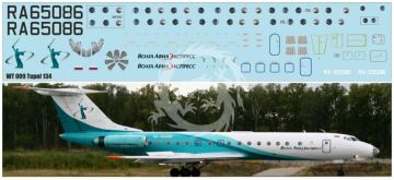 Tupolew Tu-134 Volga Avia - RA-65086 decals 1/144 Pas-Decals