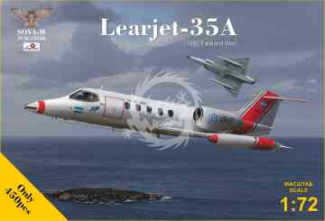  Learjet 35A (1982  Falkland war) SOVA-M 72028 skala 1/72