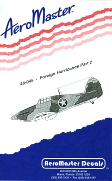  Foreign Hurricanes Part 2  AeroMaster 48-045 