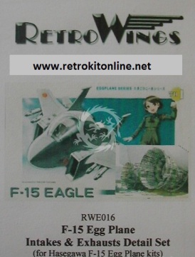 RWE016 F-15 Eagle Intakes & Exhaust Cans RetrokiT
