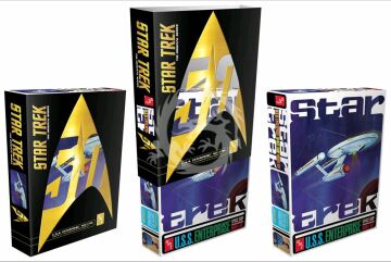 U.S.S. Enterprise - 50th Anniversary  Star Trek  - AMT 947 skala 1/650