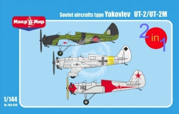 Yakovlev UT-2/UT-2M MikroMir 144-019 skala 1/144