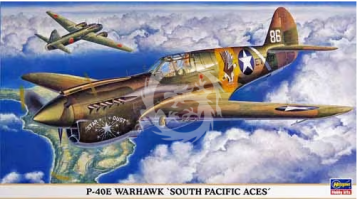 P-40E Warhawk 'South Pacific Aces' Hasegawa 09702 skala 1/48