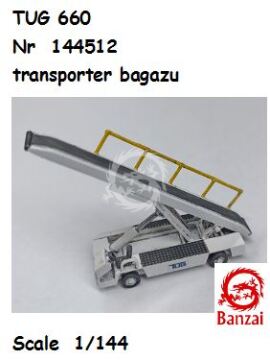 Transporter bagażu TUG 660 - Banzai 144512 skala 1/144