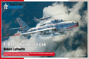 F-84F Thunderstreak Reborn Luftwaffe Special Hobby SH72505 skala 1/72