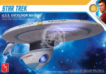 U.S.S. Excelsior NX-2000 Star Trek VI AMT AMT-1257 skala 1/1000