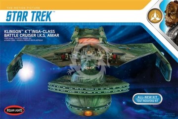 Klingon K'Tinga-Class Battle Cruiser I.K.S. Amar - Polar Lights 950/POL950 1/350