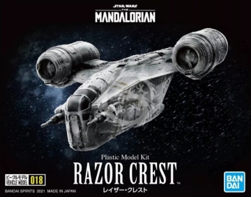 Mandalorianin - Razor Crest Bandai 018 skala  1/350 Star Wars The Mandalorian