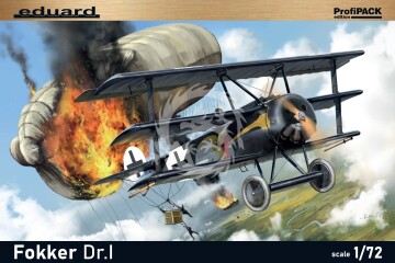  Fokker Dr.I ProfiPack - Eduard 7039 skala 1/72