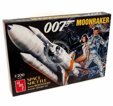007 Moonraker Space Shuttle with Boosters, AMT 1208, skala 1/200