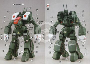 Macross Destroid Spartan MBR-07-MK II Bandai 5061230 skala 1/72