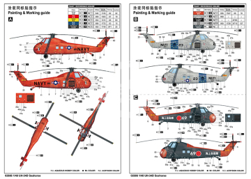 UH-34D Seahorse Trumpeter 02886 skala 1/48