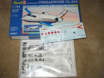 Challenger CL 604 Revell 04207 skala 1/144