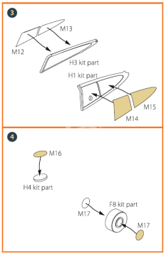 Zestaw masek od Hawk H-75 N/O, Clear Prop Models, CPA48004, skala 1/48