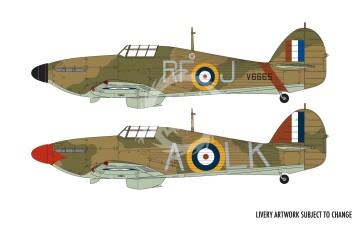 Model plastikowy Hawker Hurricane Mk.I Airfix A05127A 1/48