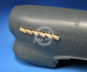 Zestaw Hawker Tempest V, VI Exhausts BarracudaCast BR48398 skala 1/48