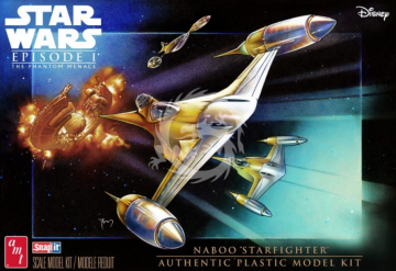 The Phantom Menace Naboo Starfighter AMT1376 skala 1/48