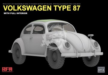 PREORDER- Volkswagen Type 87 w/full interior Rye Field Model RM-5113 skala 1/35