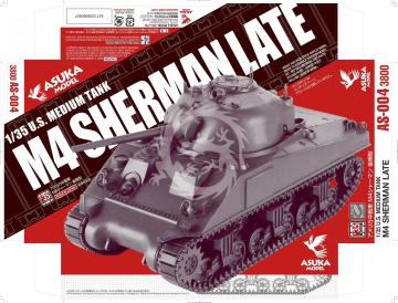 M4 Sherman Late ASUKA Model AS-004 skala 1/35