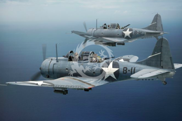 NA ZAMÓWIENIE - SBD-3 Dauntless MIDWAY Brengun BRP144014 skala 1/144