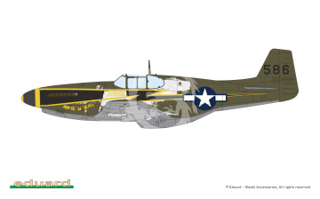 P-51B/C Mustang with dorsal fin -  Eduard 82108 skala 1/48