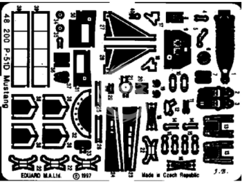 P-51D Mustang for Tamiya Eduard 48200 skala 1/48