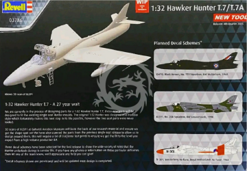PRZEDSPRZEDAŻ - Hawker Hunter T.7/T.7A - Revell 03786 skala 1/32