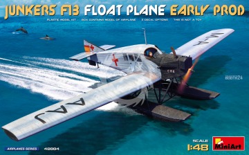 Junkers F13 Float Plane. Early Prod - MiniArt 48004 skala 1/48 