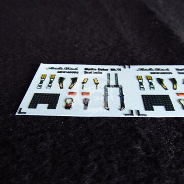 Ejection seat F16F Rafale - Metallic Details MDR48261 skala 1/48