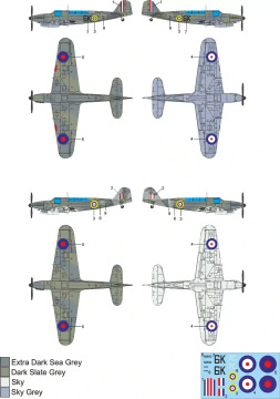 Fairey Fulmar - Metallic Details MDR14457 skala 1/144