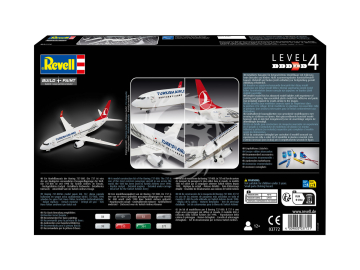 Boeing 737-800 Turkish Airlines - Revell 03772 skala 1/144