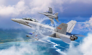 PRZEDSPRZEDAZ - F/A-18F Super Hornet VFC-12 - Hobby Boss 85819 skala 1/48