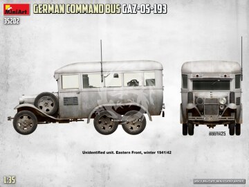 German Command Bus GAZ-05-193 - MiniArt 35202 skala 1/35