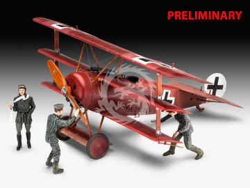 PRZEDSPRZEDAZ - Fokker Triplane DR.1 - 75 Years Plastic Modelling - Revell 03762  skala 1/28