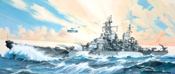 Pancernik USS Missouri Revell 05092 skala 1/535