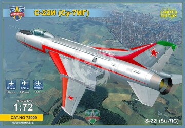 S-22I(Su-7IG) variable wing geometry ModelSvit 72009 skala 1/72