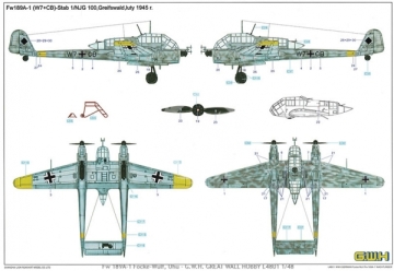  Focke-Wulf Fw 189 A-1 Night Fighter Great Wall Hobby GWH L4801 skala 1/48