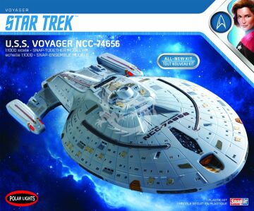 Model plastikowy Star Trek U.S.S. Voyager NCC-74656 Polar Lights PL-980 skala 1/1000