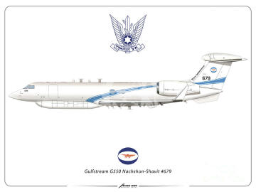 Model plastikowy Gulfstream G-550 Shavit SOVA-M SVM-72018 skala 1/72