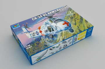 CH-34 US ARMY Rescue Trumpeter 02883 skala 1/48