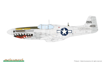 P-51B/C Mustang with dorsal fin -  Eduard 82108 skala 1/48